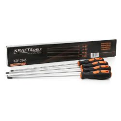 Kraft&Dele 4-dielna sada dlhých skrutkovačov KD10945