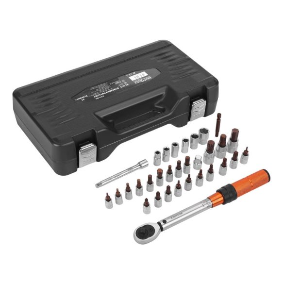 Sada momentových kľúčov Kraft&Dele 5–25 Nm, 32 ks KD11394
