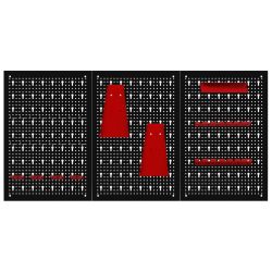   Kraft&Dele kovový nástenný panel na náradie 120x60 cm KD11895