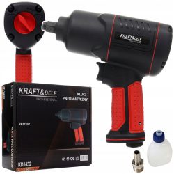   Kraft&Dele Pneumatický rázový uťahovač 1/2“ 1900 Nm KD1432