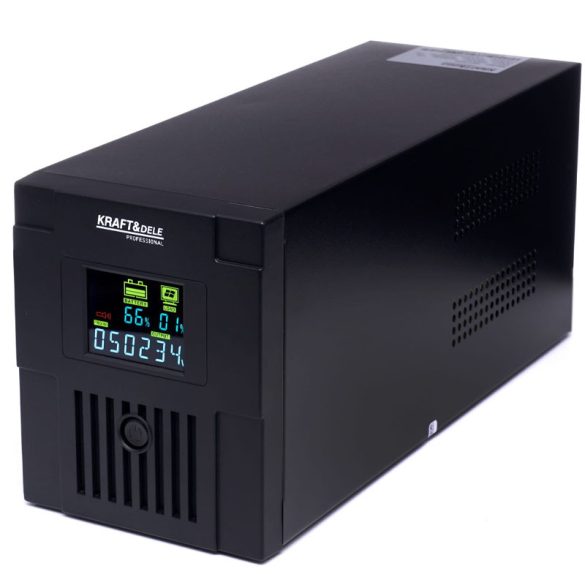 Kraft&Dele Bezvýpadkový zdroj UPS 1500VA LCD KD1929