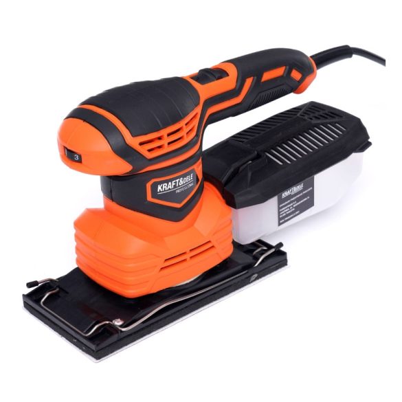 Kraft&Dele 3 v 1 excentrická a vibračná brúska so zberným košom KD3063