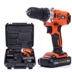  Kraft&Dele Akumulátorová vŕtačka-skrutkovač 20 V Li-ion LCD KD3067