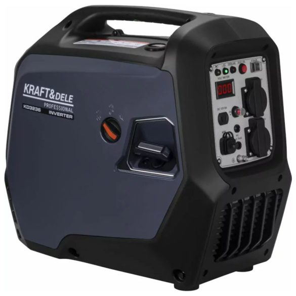 Invertorový generátor Kraft&Dele, 230 V, 3,5/4 kW KD3236