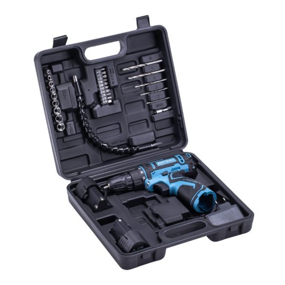 Kraft&Dele akumulátorová vŕtačka so skrutkovačom 18 V 2×1,5 Ah KD3354