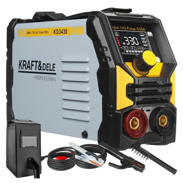 Invertorový zvárač Kraft&Dele, MMA TigLift Pulse, 330 A KD3430