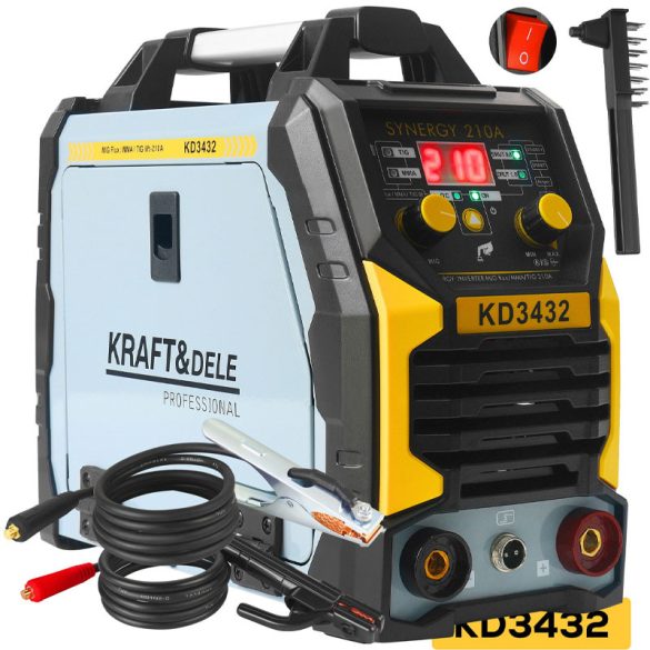 Kraft&Dele Invertorový zvárač MIG Flux, MMA, TigLift KD3432