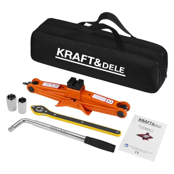 Kraft&Dele TRAPÉZOVÝ ZDVIHÁK 2T 120–420 mm KD3526