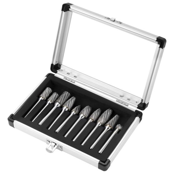 Kraft&Dele Frézy/pilníky na kov s držadlom 6 mm 10 ks KD3580