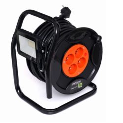   Kraft&Dele predlžovací kábel s navijakom a LED svietidlom 30 m KD4037