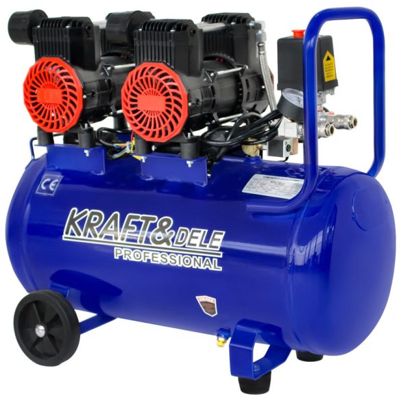 Kraft&Dele Bezolejový kompresor 50 l 230 V 3000 W KD4093