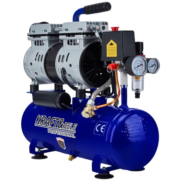 Kraft&Dele Bezolejový kompresor, 9 l, 550 W, 155 l/min KD4098