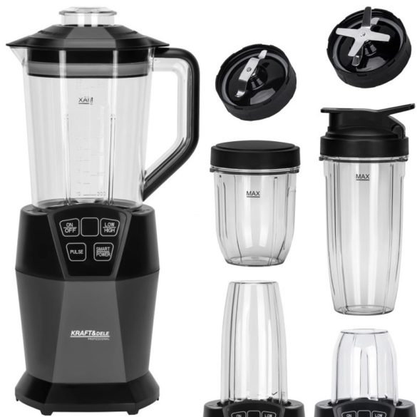 Mixér Kraft&Dele 1500 ml + 800 ml + 400 ml 1850 W KD4149