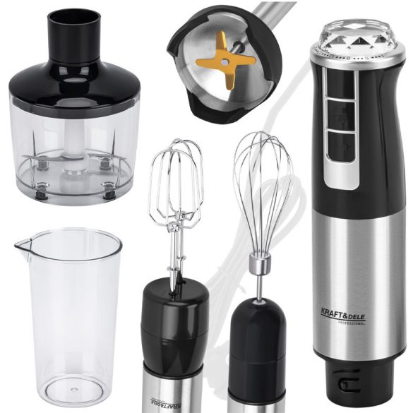 Ručný mixér Kraft&Dele 1500 W + príslušenstvo KD4181
