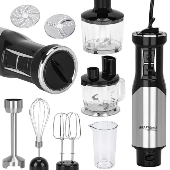Ručný mixér Kraft&Dele 1500 W + príslušenstvo KD4182