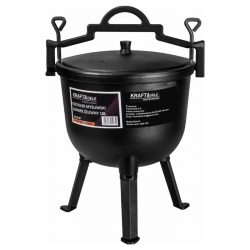 Kraft&Dele liatinový lovecký kotlík 10 litrov KD4187