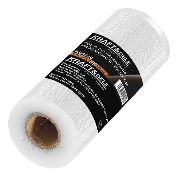 Kraft&Dele vákuová fólia v rolke 20 × 500 cm – KD4240