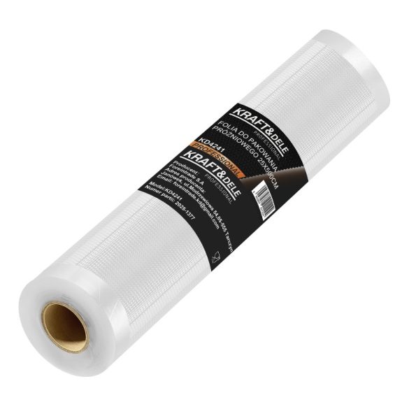 Vákuová fólia Kraft&Dele v rolke 25 × 500 cm – KD4241