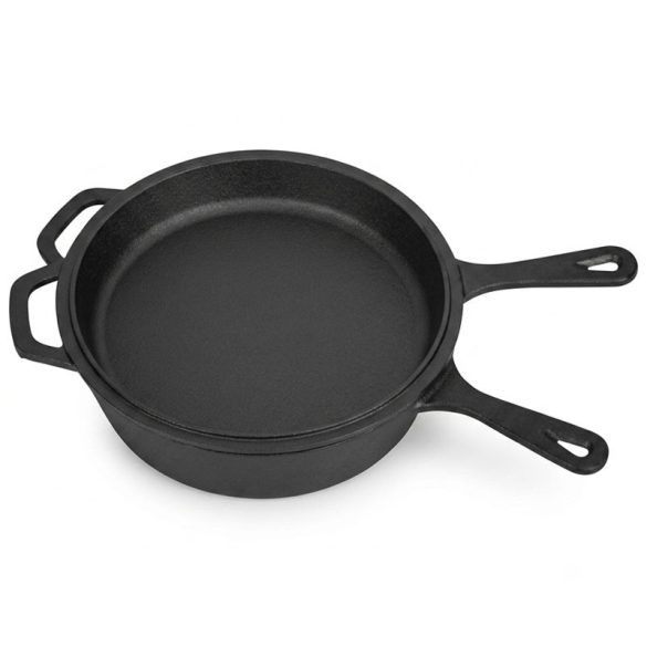 Kraft&Dele 3 v 1 26 cm liatinový hrniec s panvicou KD4245