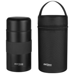   Termoska na jedlo Kraft&Dele s prenosným puzdrom – 1 liter, s širokým otvorom KD4270