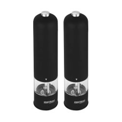   KRAFT&DELE Elektrický mlynček na soľ a korenie – s keramickým mlecím mechanizmom a LED osvetlením KD4281