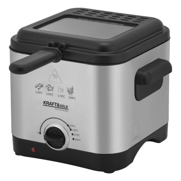 Kraft&Dele Klasická fritéza 1,5 l 1000 W KD4330