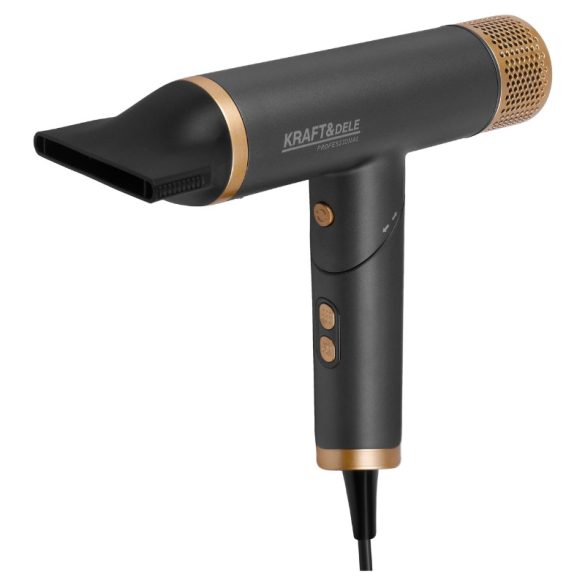 Fén Kraft&Dele 2200 W s nástavcami na kučeravenie KD4383