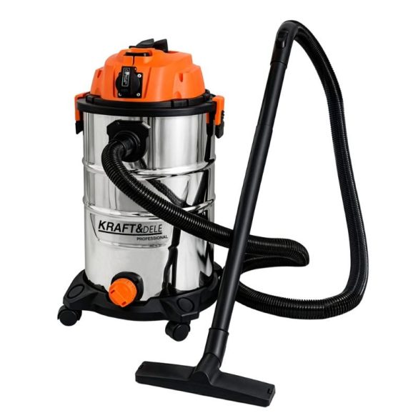 Kraft&Dele priemyselný vysávač na suché a mokré odpady 30 l, 1600 W KD5175