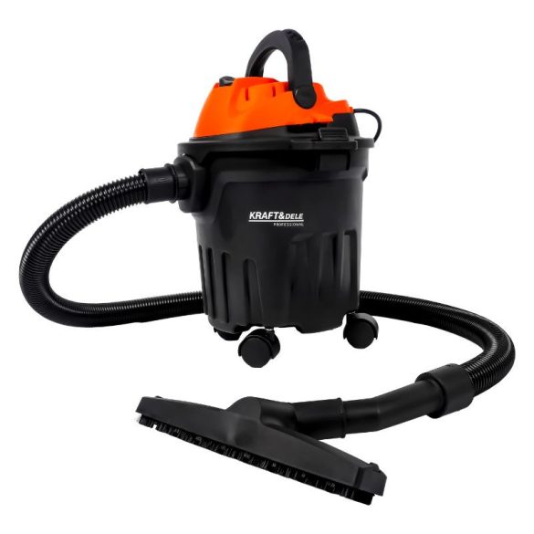 Kraft&Dele priemyselný vysávač na suché a mokré odpady 12 l, 1600 W KD5177
