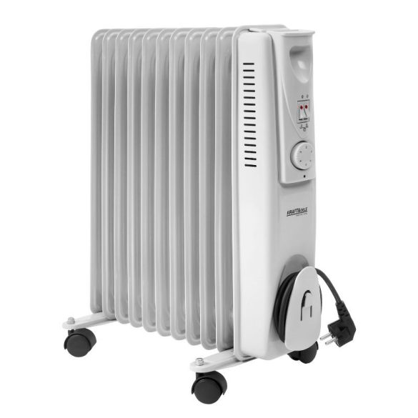 KRAFT&DELE Elektrický olejový radiátor s 3 stupňami kúrenia, 2500 W KD6511