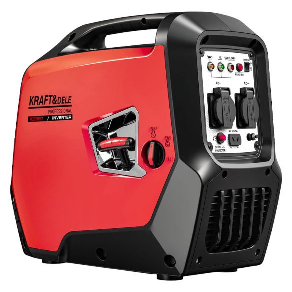 Invertorový generátor Kraft&Dele 2,3 kW / 2,5 kW KD697