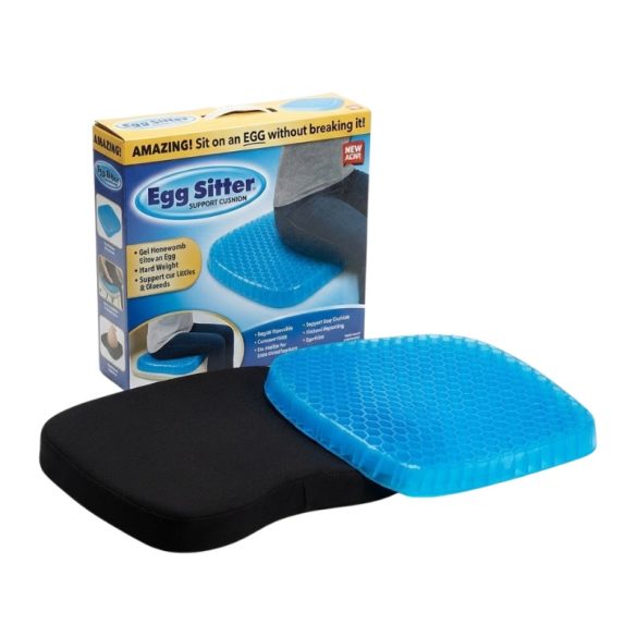 Gélový sedák Egg Sitter – ergonomická bedrová a sedová opora v tvare vajec KE20-658