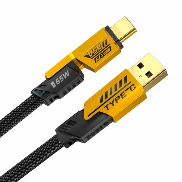Rýchlonabíjací kábel 4 v 1 – s konektormi USB-A / USB-C / Lightning, 65 W / 27 W KE24-585