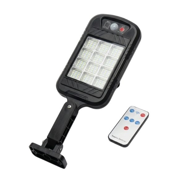 Solárna vonkajšia nástenná lampa 144 LED s pohybovým senzorom a diaľkovým ovládaním KE25-51