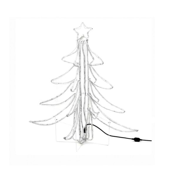 LED vianočná ozdoba na stromček s hviezdou – pre vonkajšie a vnútorné použitie KF-01