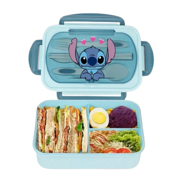 Jedálenský box Disney Stitch – modrý KF2067243