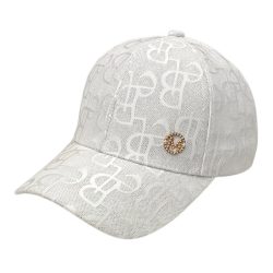   Dámska nastaviteľná bejzbalová čiapka – biela KF4399992