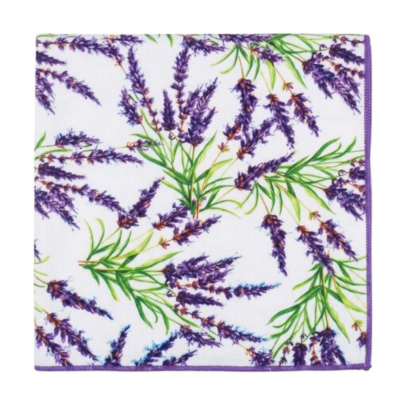 Sada kuchynských utierok 12 ks s levanduľovým vzorom KHSZ-4