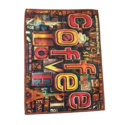 Sada kuchynských utierok 12 ks s kávovým vzorom KHSZ-8