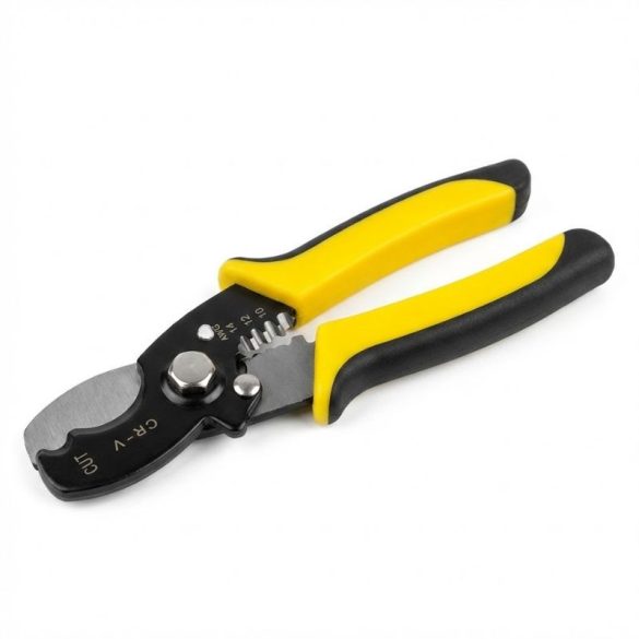 Profesionálne ručné nožnice na káble a kliešte na odizolovanie vodičov KKF01