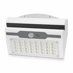  Vonkajšia solárna LED nástenná lampa s pohybovým senzorom 40 W KL23-394