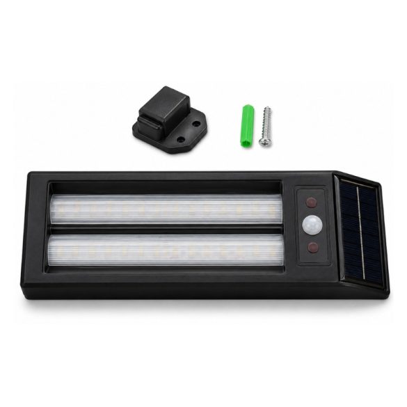 Solárne LED nástenné svietidlo s pohybovým senzorom – 18 W, 1200 mAh KL25-198