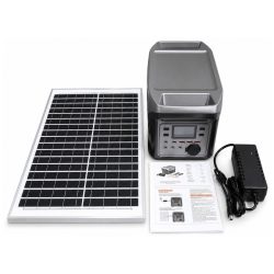   Súprava prenosného akumulátora na solárnu energiu – so solárnym panelom a nabíjacím adaptérom KL25-2013