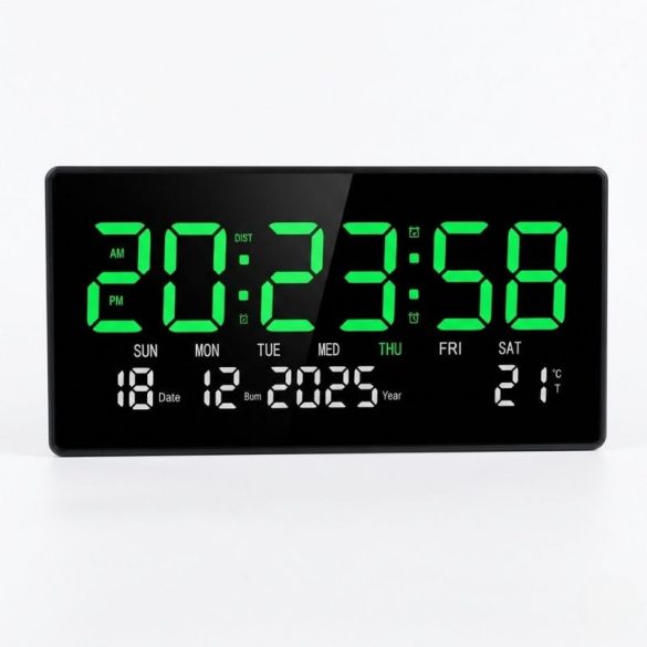 Digitálne LED nástenné hodiny KL25-303