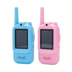   Video Walkie Talkie Detská Hračka Set – Modrá a Ružová KL25-707