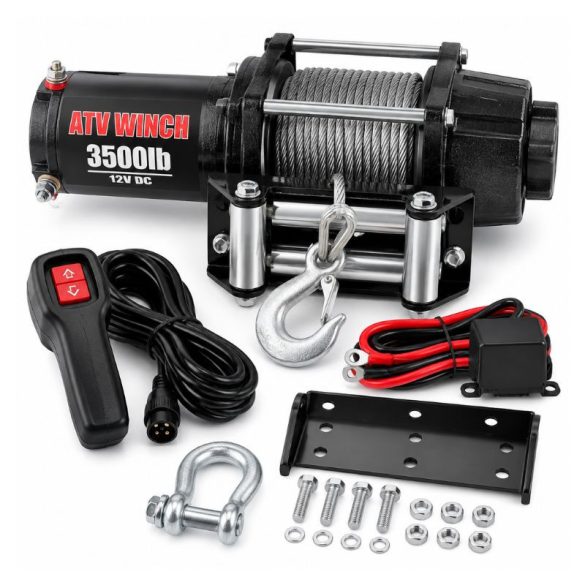 Elektrický navijak pre ATV 12 V, 3500 lb (1588 kg) KL26-1048