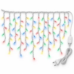   LED reťaz s motívom ľadových kvapiek, 500 LED, 25 m, viacfarebná KL26-502