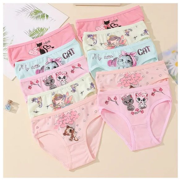 10-dielna súprava dievčenského spodného prádla KM1463214