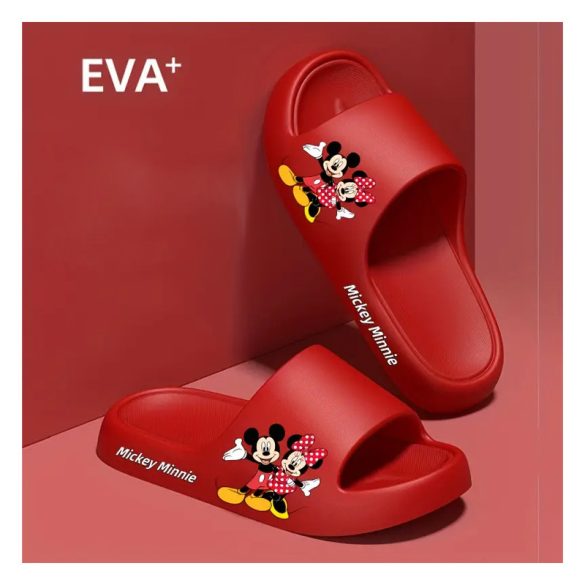 DISNEY Mickey & Minnie Mouse EVA šľapky – červené – KM1675166-3