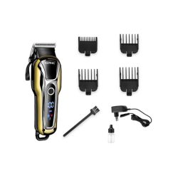   Kemei akumulátorový strihač vlasov s digitálnym displejom KM1990